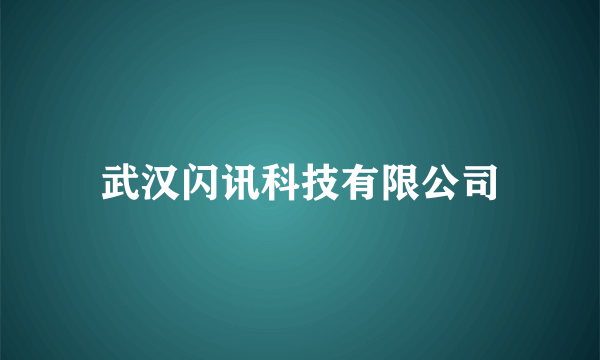 武汉闪讯科技有限公司