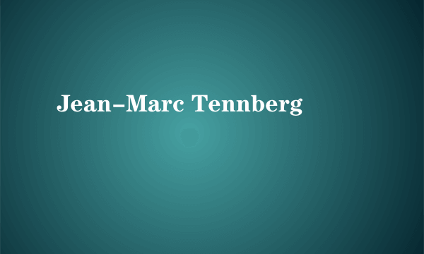 Jean-Marc Tennberg