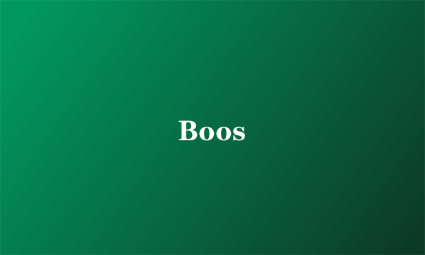 Boos