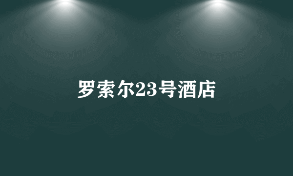 罗索尔23号酒店