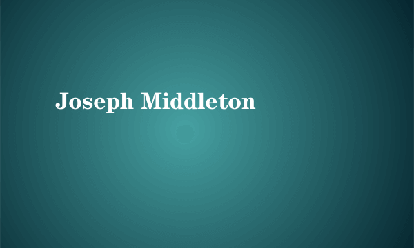 Joseph Middleton