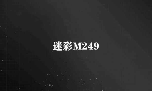 迷彩M249