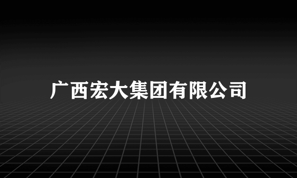 广西宏大集团有限公司