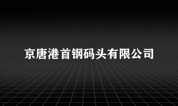 京唐港首钢码头有限公司