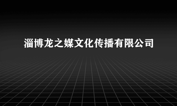 淄博龙之媒文化传播有限公司