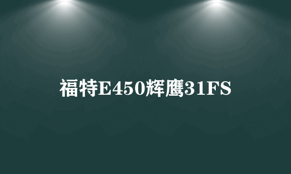 福特E450辉鹰31FS