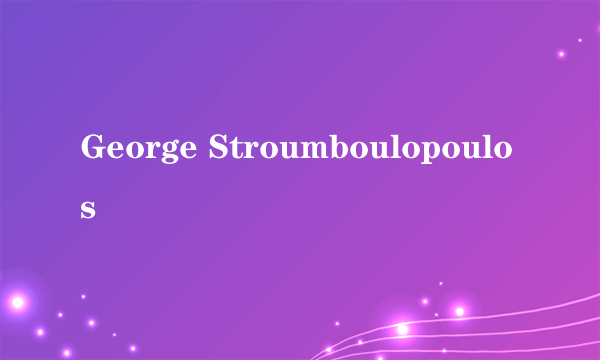 George Stroumboulopoulos