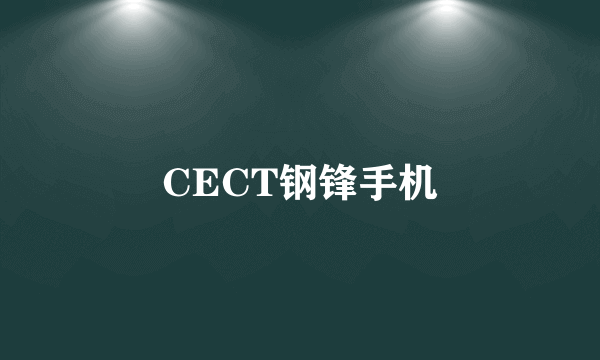 CECT钢锋手机