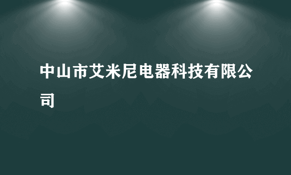 中山市艾米尼电器科技有限公司