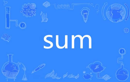 sum（英文单词）