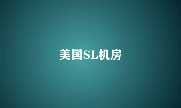 美国SL机房