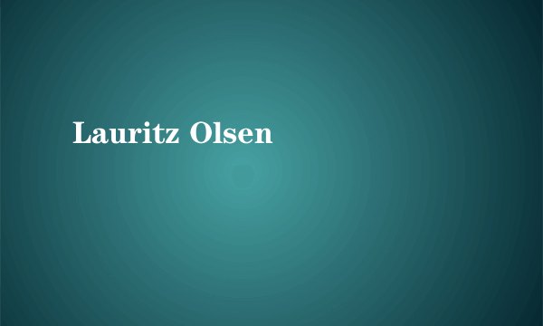 Lauritz Olsen