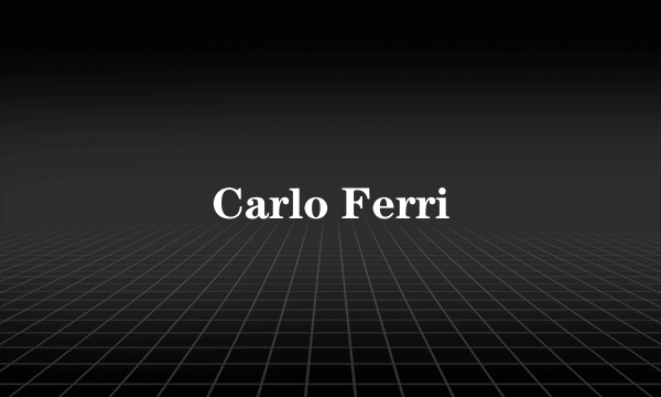 Carlo Ferri