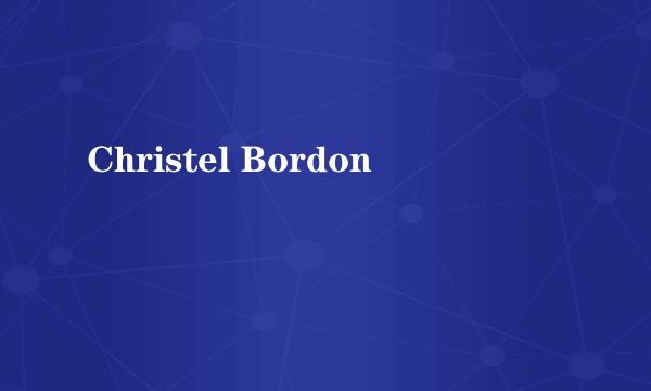 Christel Bordon