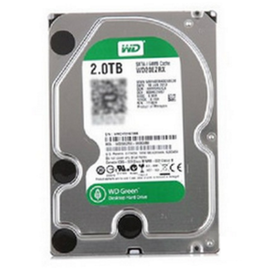 西部数据2TB 5400转 64MB SATA3 绿盘(WD20EZRX)