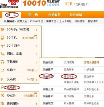 中国联通通话详单查询