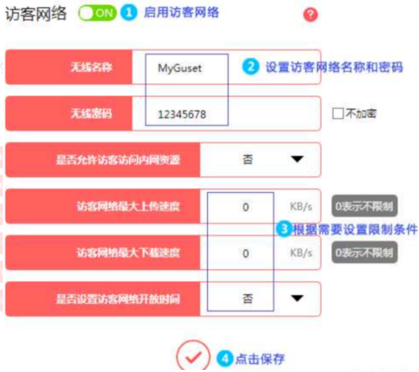 WiFi的主人网络和访客网络的区别和作用是什么？