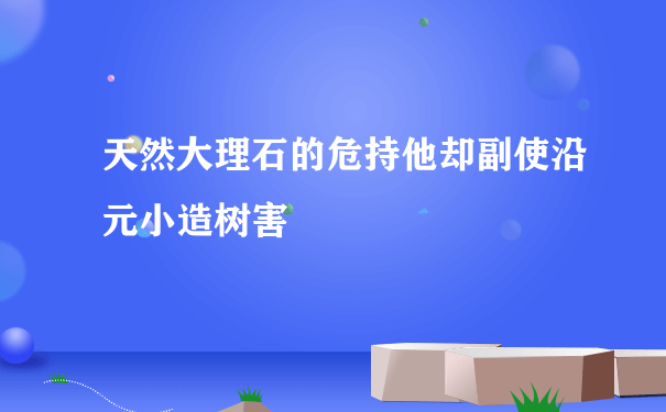 天然大理石的危持他却副使沿元小造树害