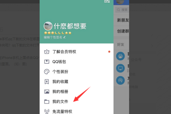 苹果手机下载的qq文件夹在哪里？