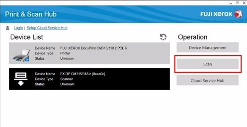 富士来自施乐打印机扫描应用程序打不开，就是一个叫print&scanhub的应用打不开，无法使用扫描