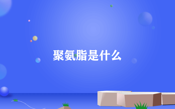 聚氨脂是什么