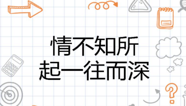 情不知所起来自一往情深下一句是什么?