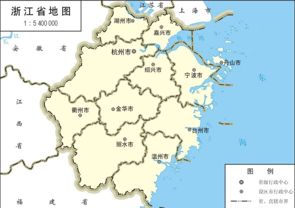 浙江省几个地级市