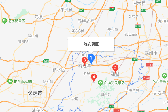 雄安新区在河北哪个市