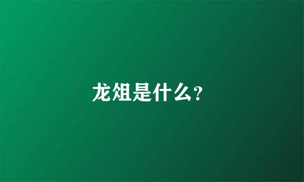 龙俎是什么？