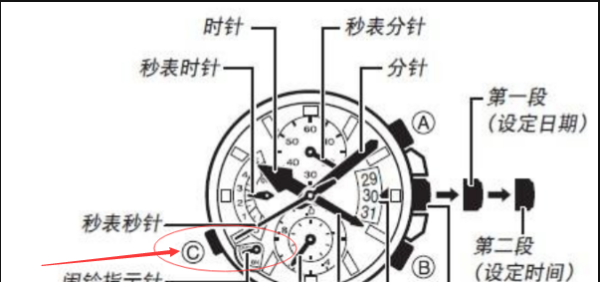 casio(卡西欧)-Baby-G 系列手表怎么调时间？