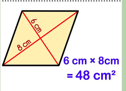 菱形面积公式的菱形面积公式