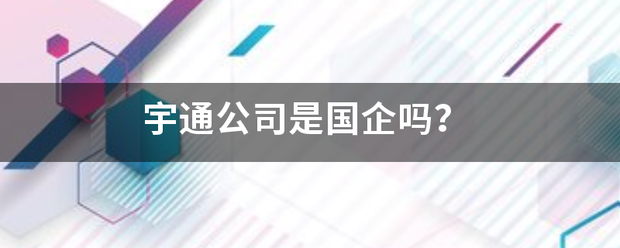 宇通公司是国企吗？