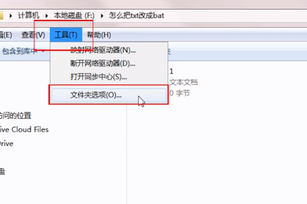 怎么把txt文件改成bat 改后缀怎么不行