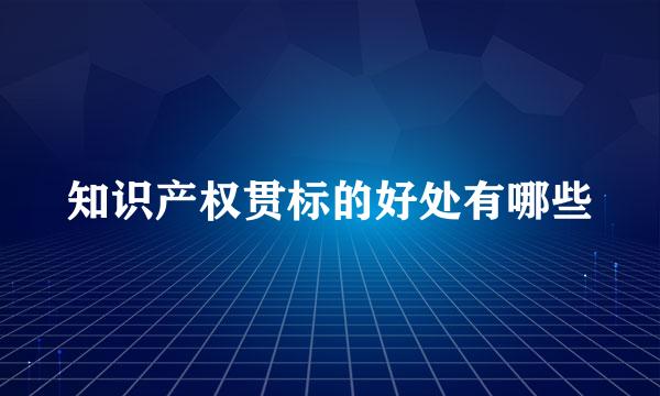 知识产权贯标的好处有哪些