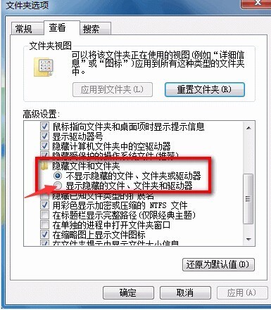 win7系统我的电脑隐藏文件怎么显示