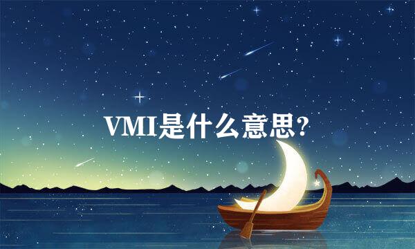 VMI是什么意思?