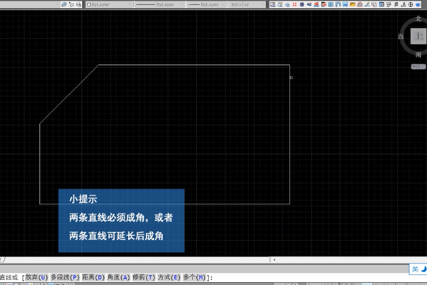 CAD里面的倒角命令(cha)怎么用啊?