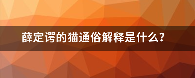 薛定谔的猫通俗解释是什么？