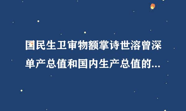 国民生卫审物额掌诗世溶曾深单产总值和国内生产总值的区别与联系