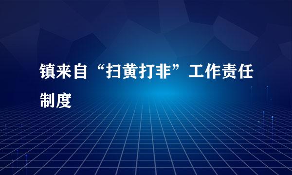 镇来自“扫黄打非”工作责任制度