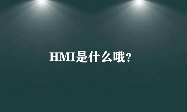 HMI是什么哦？