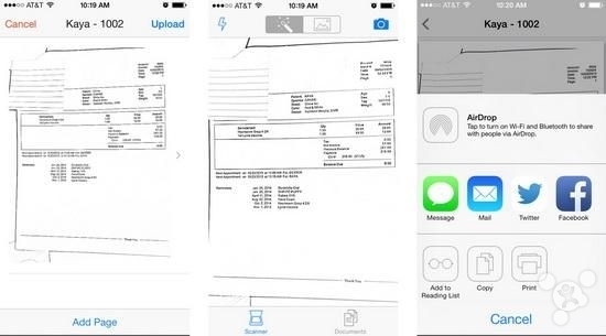 五款iOS扫描应用 将纸质文件转到手机