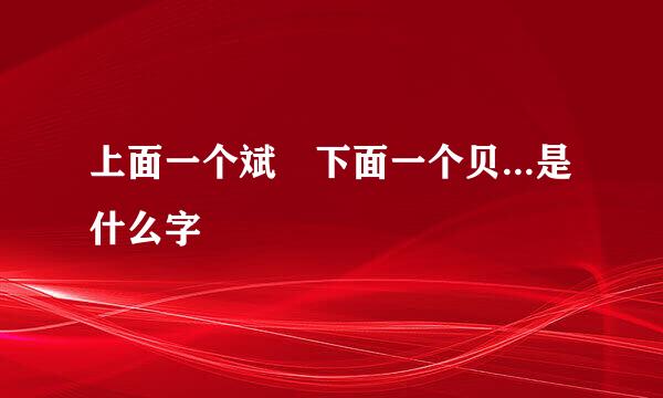 上面一个斌 下面一个贝...是什么字