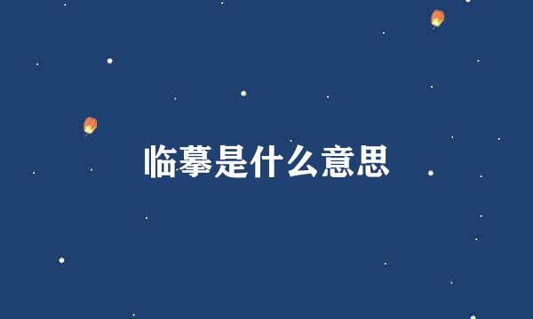 临摹是什么意思