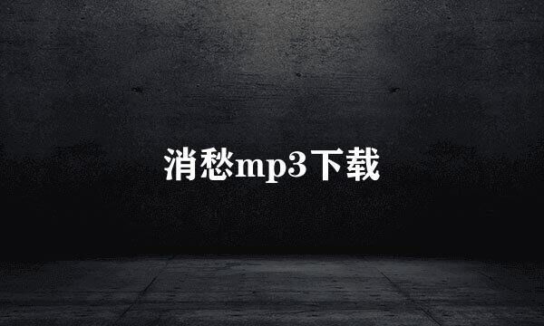 消愁mp3下载