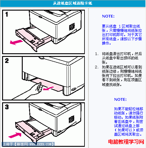 打印机卡纸怎么办 解决故障方法