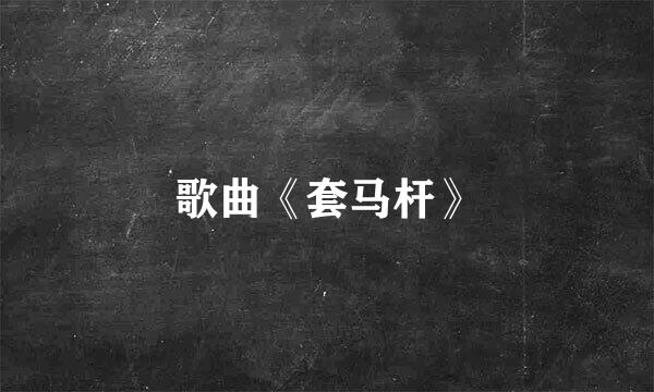 歌曲《套马杆》