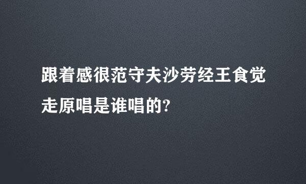 跟着感很范守夫沙劳经王食觉走原唱是谁唱的?