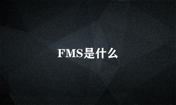 FMS是什么