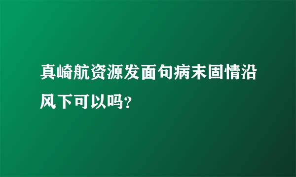 真崎航资源发面句病末固情沿风下可以吗？